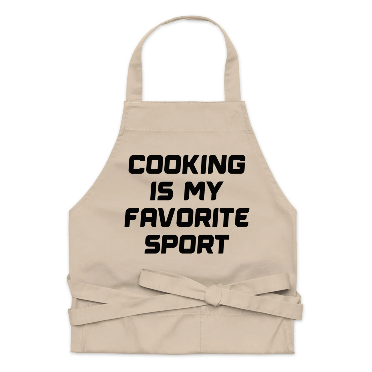 Cooking Is My Favorite Sport Funny Chef Apron - For Men and Women - Kitchen Cooking Chef Restaurant Aprons