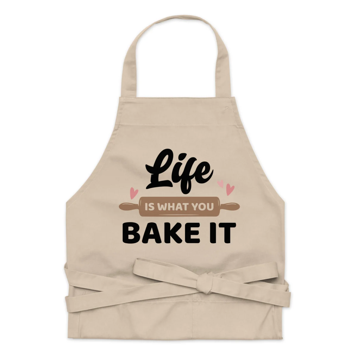 Life Is What You Bake It Funny Baking Apron - Funny Cake Baking Joke - Baking Apron - Cooking Apron -  Gift For Baker Mom or Wife