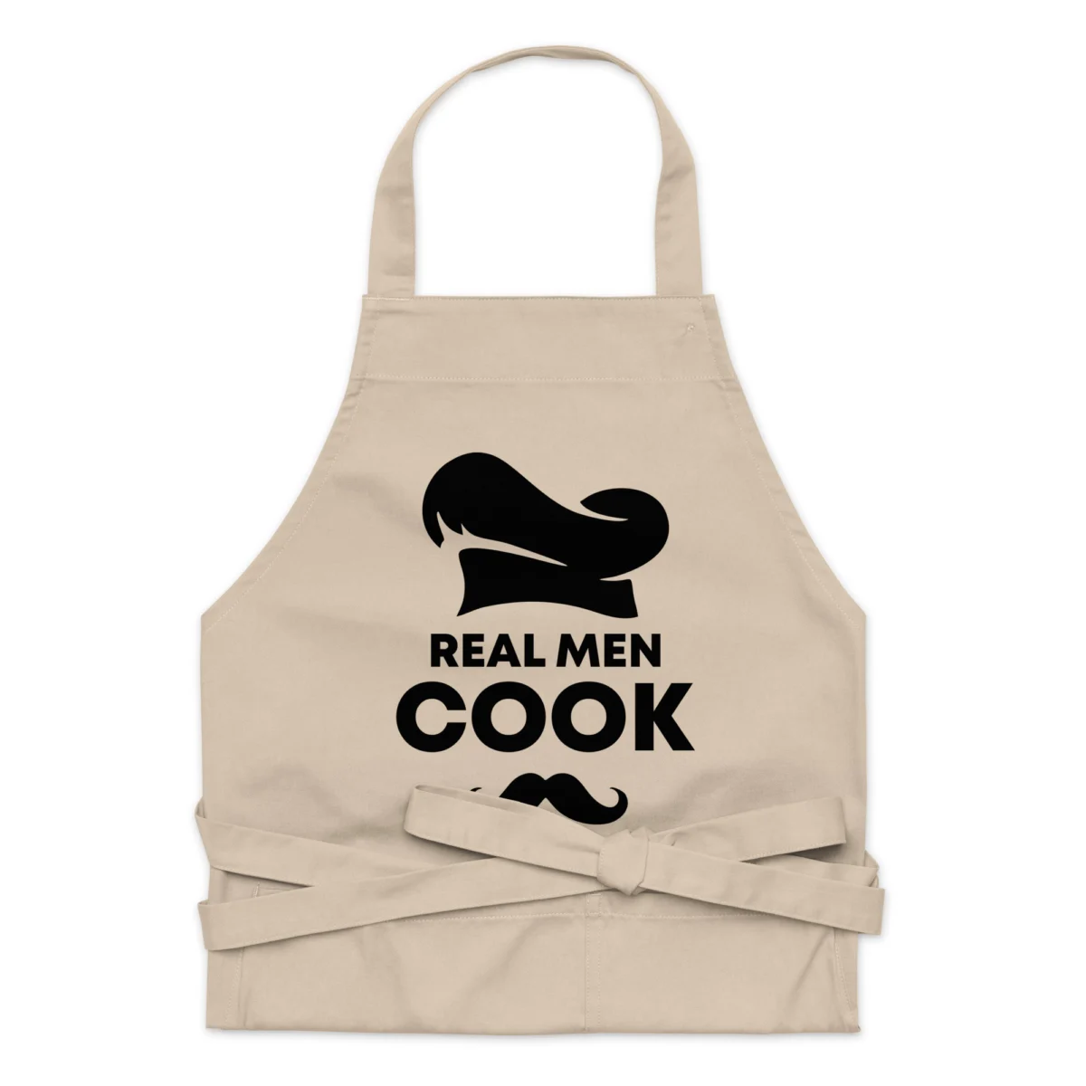 Real Men Cook Apron - Gift for the Man Cook - For Dad, Grandfather, Boyfriend Kitchen Cooking Gift - Father's Day Gift - Funny BBQ Apron Gift