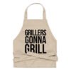 Grillers Gonna Grill Funny Grilling Apron - Chef BBQ Grillers Quote - Funny Lunch Dinner Party Family Dad Gift