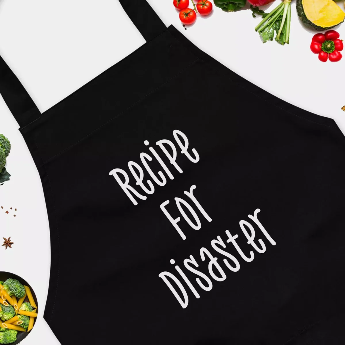 Recipe For Disaster Funny BBQ Apron for Men - Men’s Apron for Grilling - Perfect Christmas Gifts for Dad Husband - Unique Cooking Grilling apron BBQ Aprons for Men Funny